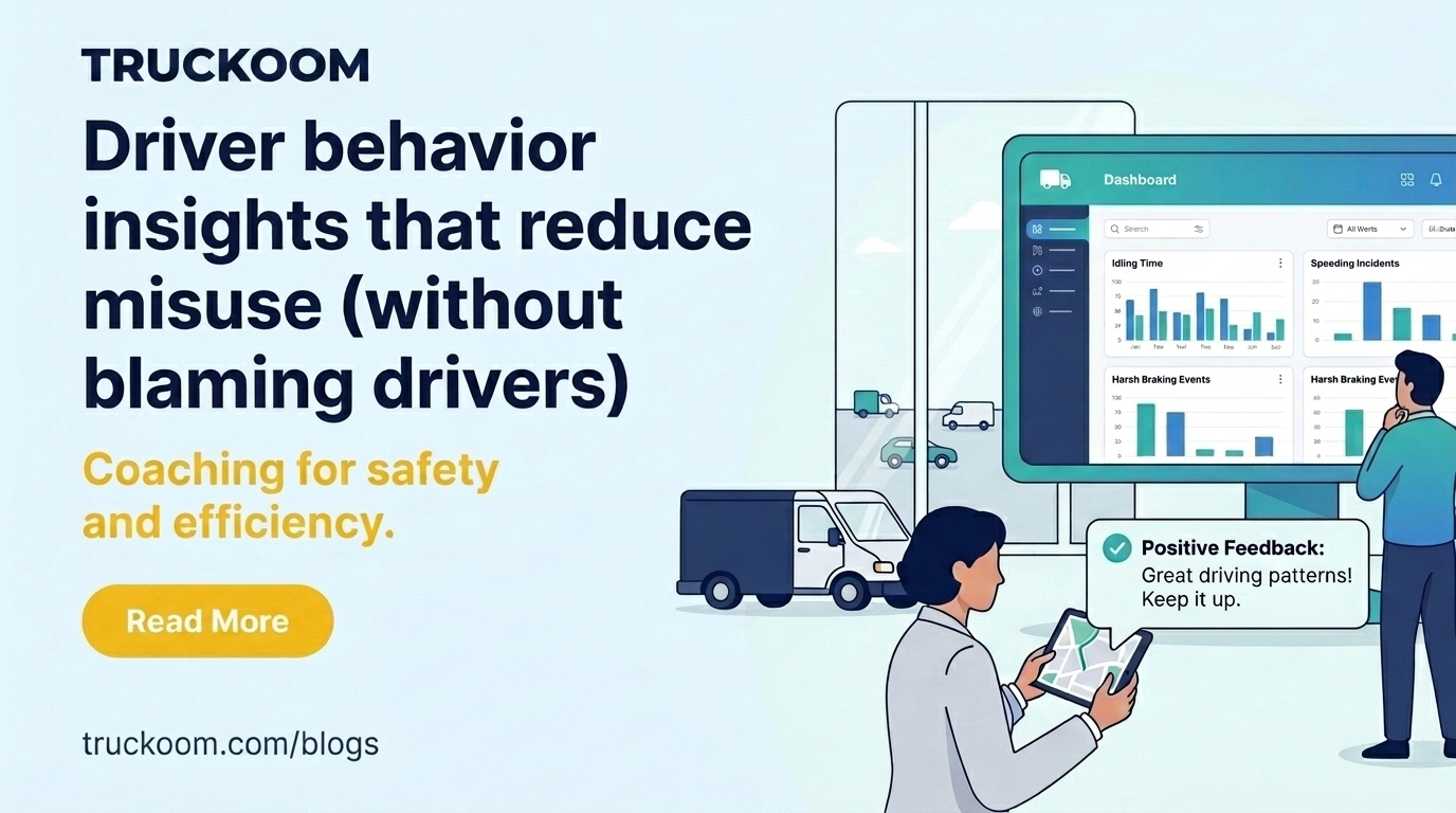 Driver behavior insights to reduce fleet misuse